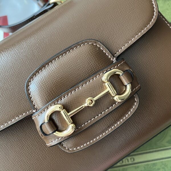 1:1 Replica Gucci Ophidia Gucci Horsebit 1955 Mini Bag Brown For Women, Women's Bags 8.6in/22cm GG 703848 AAA7G 2361