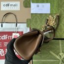 1:1 Replica Gucci Ophidia Gucci Horsebit 1955 Mini Bag Brown For Women, Women's Bags 8.6in/22cm GG 703848 AAA7G 2361
