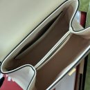 1:1 Replica Gucci Ophidia Gucci Horsebit 1955 Mini Bag White For Women, Women's Bags 8.6in/22cm GG