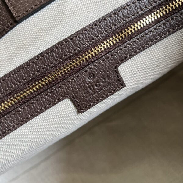 1:1 Replica Gucci Ophidia Jumbo GG Medium Tote Camel And Ebony Jumbo Canvas For Women 15in/38cm 631685 UKMDG 2570