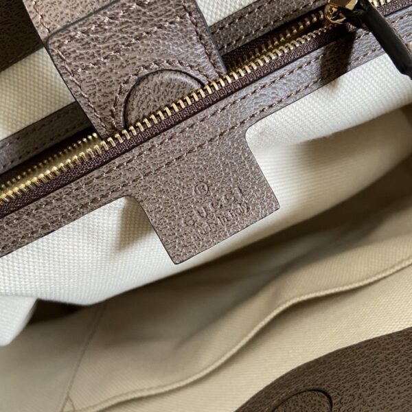 1:1 Replica Gucci Ophidia Jumbo GG Medium Tote Camel And Ebony Jumbo Canvas For Women 15in/38cm GG