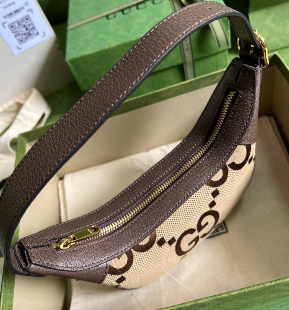 1:1 Replica Gucci Ophidia Jumbo GG Mini Bag Brown Exclusive For Women, Women's Bags 7.9in/20cm GG ‎‎658551 UKMDG 2570