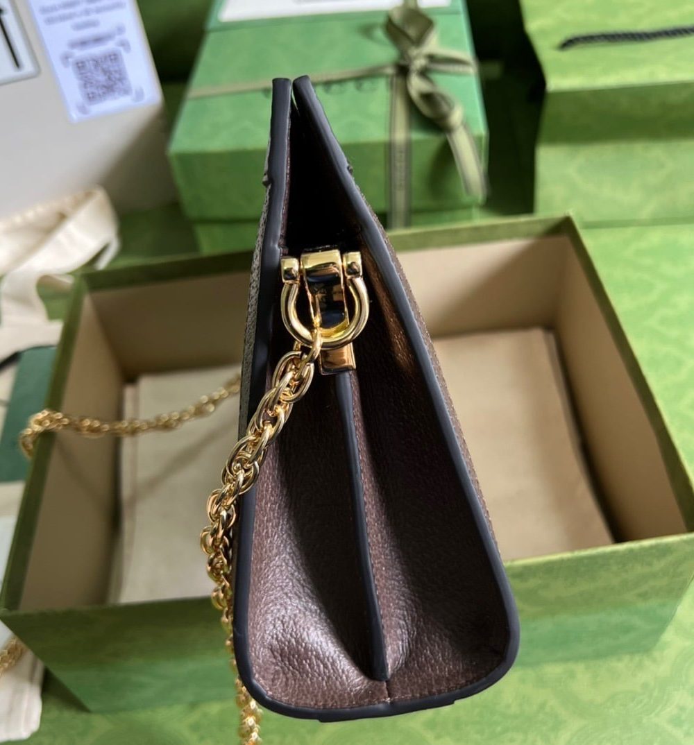 1:1 Replica Gucci Ophidia Jumbo GG Small Shoulder Bag Brown For Women, Women's Bags 10.2in/26cm GG ‎‎503877 UKMIG 2570