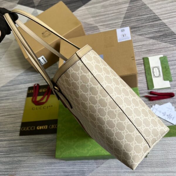 1:1 Replica Gucci Ophidia Medium GG Tote Beige For Women, Women's Bags 15in/38cm GG ‎631685 UULAG 9682