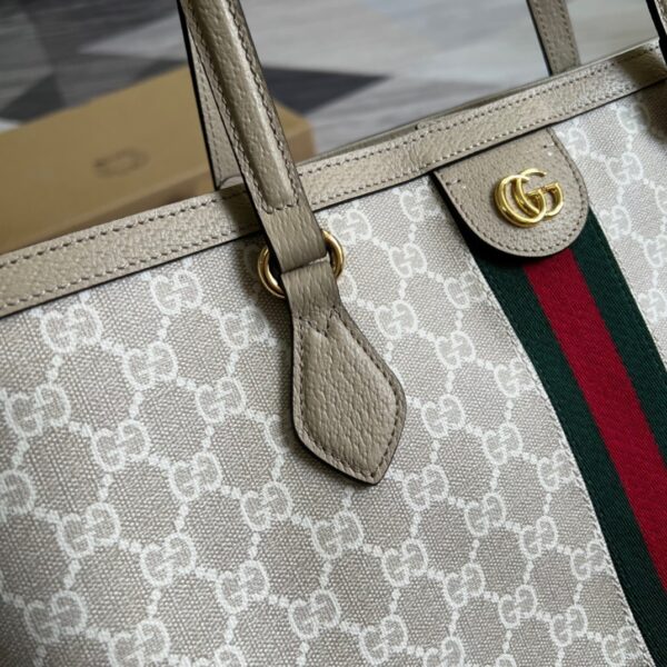 1:1 Replica Gucci Ophidia Medium GG Tote Beige For Women, Women's Bags 15in/38cm GG ‎631685 UULAG 9682
