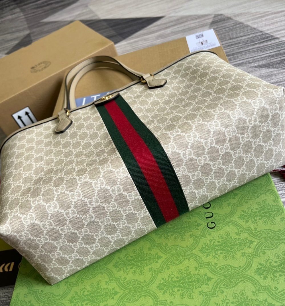 1:1 Replica Gucci Ophidia Medium GG Tote Beige For Women, Women's Bags 15in/38cm GG ‎631685 UULAG 9682