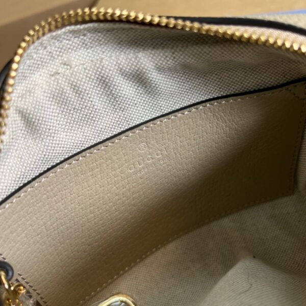 1:1 Replica Gucci Ophidia Mini GG Bag Beige And Ebony GG Supreme Canvas, With Beige For Women  7in/17.5cm GG