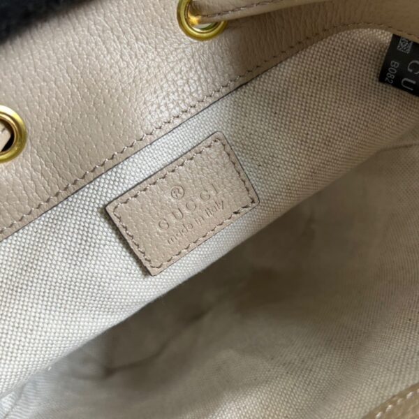 1:1 Replica Gucci Ophidia Mini GG Bucket Bag White For Women, Women's Bags 7.5in/19cm GG