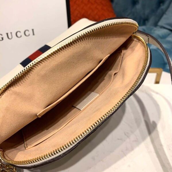 1:1 Replica Gucci Ophidia Shoulder Bag White 9in/24cm