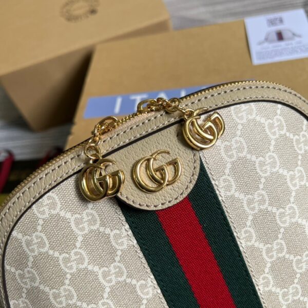 1:1 Replica Gucci Ophidia Small GG Shoulder Bag Beige For Women, Women's Bags 9.2in/24cm GG ‎499621 UULAG 9682