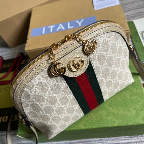 1:1 Replica Gucci Ophidia Small GG Shoulder Bag Beige For Women, Women's Bags 9.2in/24cm GG ‎499621 UULAG 9682