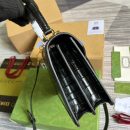 1:1 Replica Gucci Ophidia Small GG Top Handle Bag Balck For Women, Women's Bags 9.8in/25cm GG