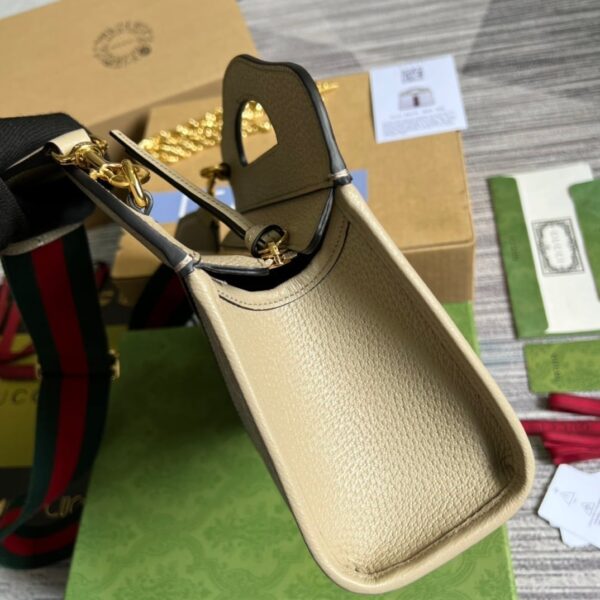 1:1 Replica Gucci Ophidia Small Tote With Web Beige For Women, Women's Bags 10in/26cm GG