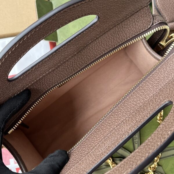 1:1 Replica Gucci Ophidia Small Tote With Web Black For Women 10in/26cm GG 693724 96IWO 8745