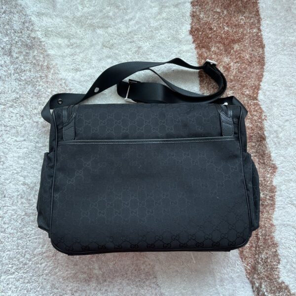 1:1 Replica Gucci Original GG Baby Changing Bag Black For Women, Women's Bags 16.9in/43cm GG