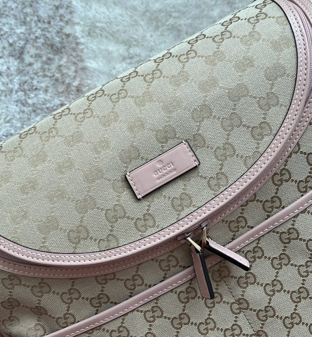 1:1 Replica Gucci Original GG Baby Changing Bag Brown For Women, Women's Bags 16.9in/43cm GG