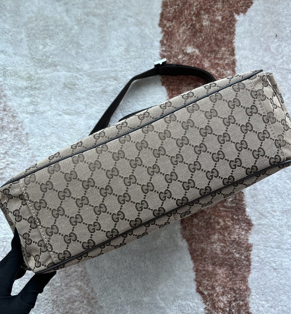 1:1 Replica Gucci Original GG Baby Changing Bag Brown For Women, Women's Bags 16.9in/43cm GG