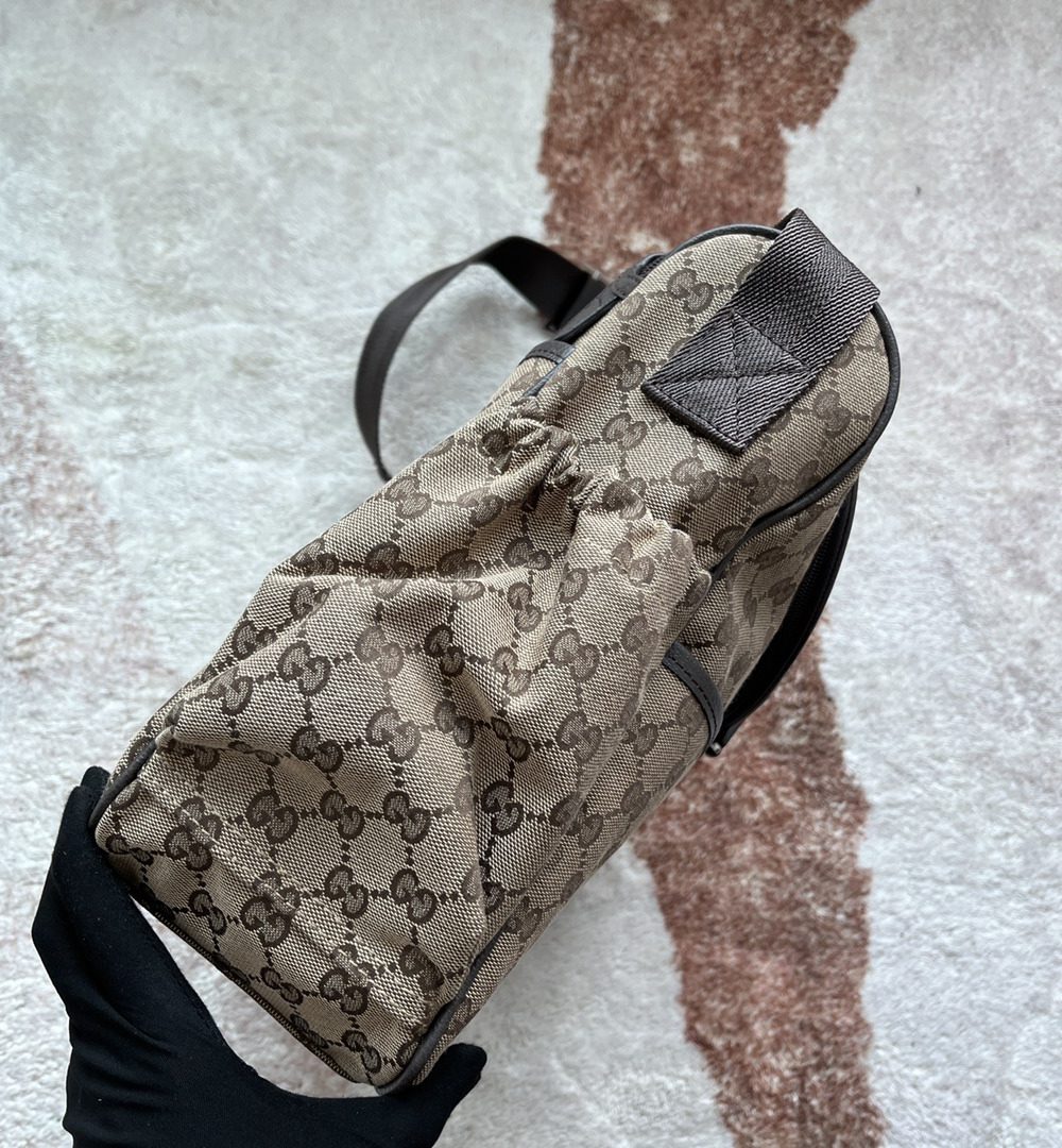 1:1 Replica Gucci Original GG Baby Changing Bag Brown For Women, Women's Bags 16.9in/43cm GG