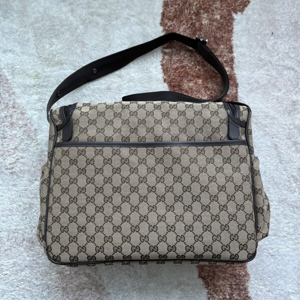1:1 Replica Gucci Original GG Baby Changing Bag Brown For Women, Women's Bags 16.9in/43cm GG