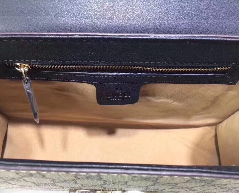 1:1 Replica Gucci Padlock Medium GG Shoulder Bag Beige/Ebony Supreme Canvas For Women, Women's Handbags, Crossbody Bags 12in/30cm GG 409486