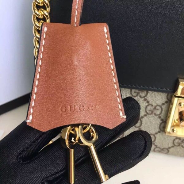 1:1 Replica Gucci Padlock Medium GG Shoulder Bag Beige/Ebony Supreme Canvas For Women, Women's Handbags, Crossbody Bags 12in/30cm GG 409486