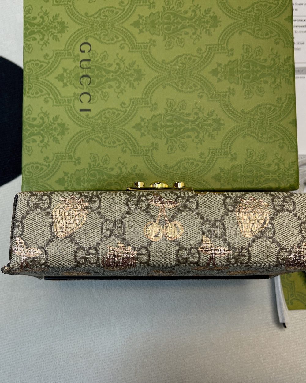 1:1 Replica Gucci Padlock Mini Bag Beige For Women, Women's Bags 7in/18cm GG