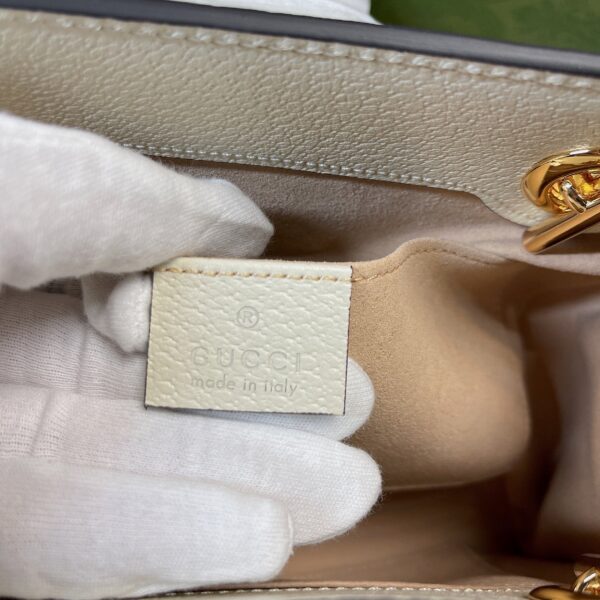 1:1 Replica Gucci Padlock Small Gucci Strawberry Shoulder Bag Beige For Women, Women's Bags 10in/26cm GG