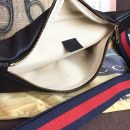 1:1 Replica Gucci Print Waist Belt Bag Black For Women And Men 15in/39cm GG 530412