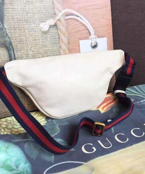 1:1 Replica Gucci Print Waist Belt Bag White For Women And Men 11in/27cm GG 527792