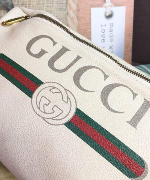 1:1 Replica Gucci Print Waist Belt Bag White For Women And Men 15in/39cm GG 530412