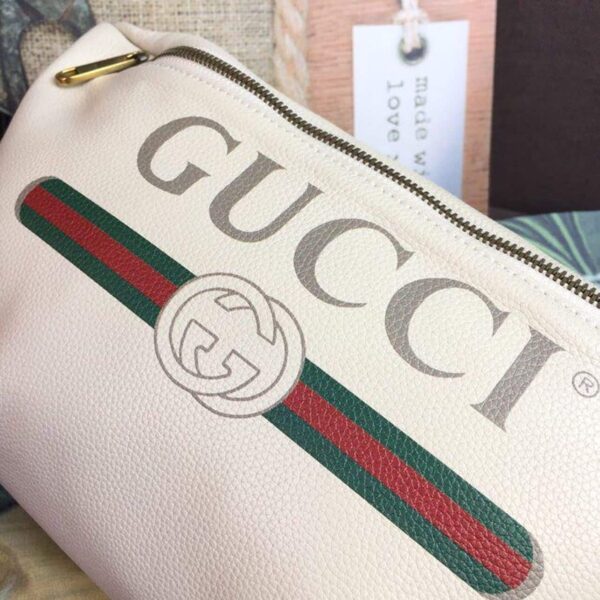 1:1 Replica Gucci Print Waist Belt Bag White For Women And Men 15in/39cm GG 530412