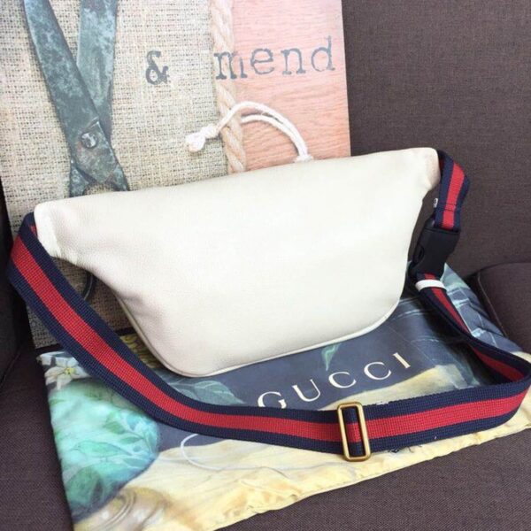 1:1 Replica Gucci Print Waist Belt Bag White For Women And Men 15in/39cm GG 530412
