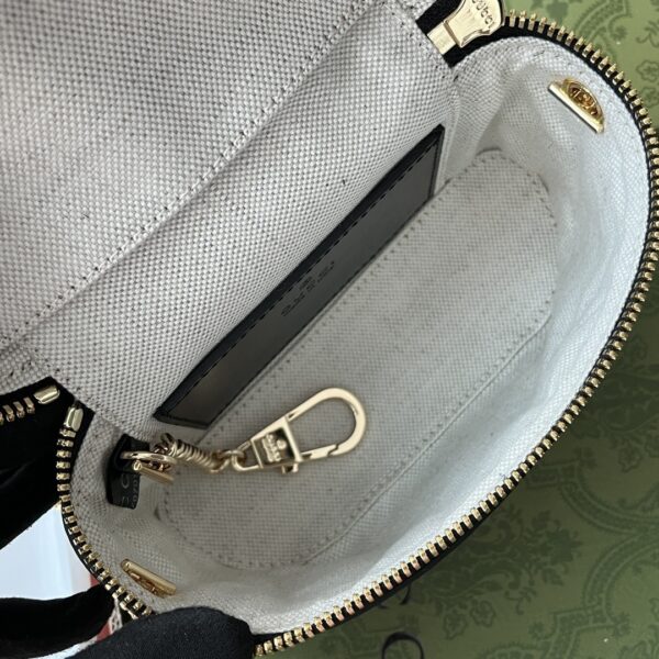 1:1 Replica Gucci Quilted GG Mini Handbag Black For Women, Women's Bags 6.3in/16cm GG 723770 UM8IG 1000