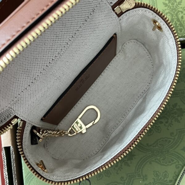 1:1 Replica Gucci Quilted GG Mini Handbag Brown For Women, Women's Bags 6.3in/16cm GG 723770 UM8IG 2546