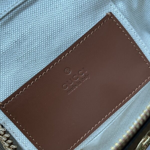 1:1 Replica Gucci Quilted GG Mini Handbag Brown For Women, Women's Bags 6.3in/16cm GG 723770 UM8IG 2546