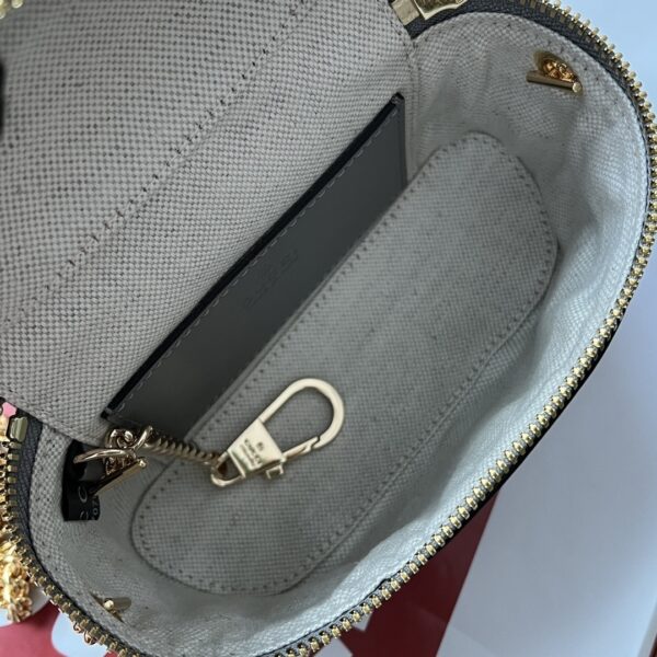 1:1 Replica Gucci Quilted GG Mini Handbag Gray For Women, Women's Bags 6.3in/16cm GG 723770 UM8IG 1275