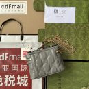 1:1 Replica Gucci Quilted GG Mini Handbag Gray For Women, Women's Bags 6.3in/16cm GG 723770 UM8IG 1275