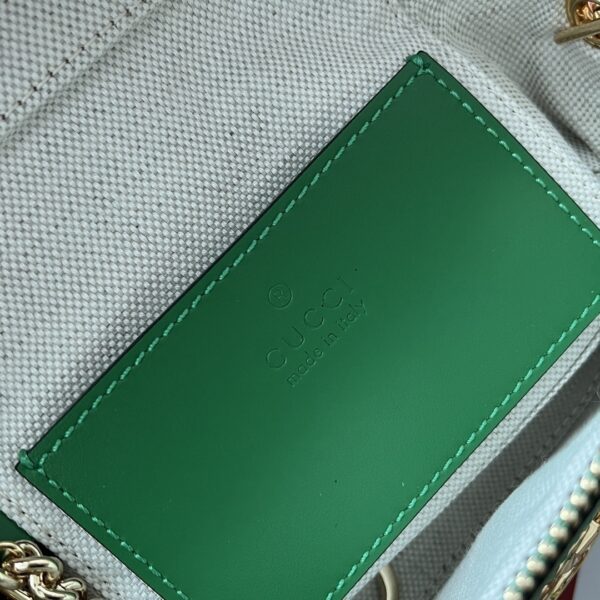1:1 Replica Gucci Quilted GG Mini Handbag Green For Women, Women's Bags 6.3in/16cm GG 723770 UM8IG 3219