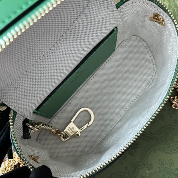1:1 Replica Gucci Quilted GG Mini Handbag Green For Women, Women's Bags 6.3in/16cm GG 723770 UM8IG 3219