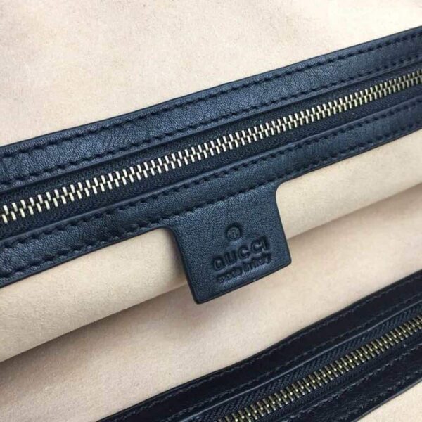 1:1 Replica Gucci Re(Belle) Large Top Handle Bag Black For Women 15.75in/40cm GG