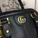 1:1 Replica Gucci Re(Belle) Large Top Handle Bag Black For Women 15.75in/40cm GG
