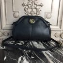 1:1 Replica Gucci RE(BELLE) Medium Top Handle Bag Black For Women 10.7in/27cm GG
