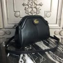 1:1 Replica Gucci RE(BELLE) Medium Top Handle Bag Black For Women 10.7in/27cm GG
