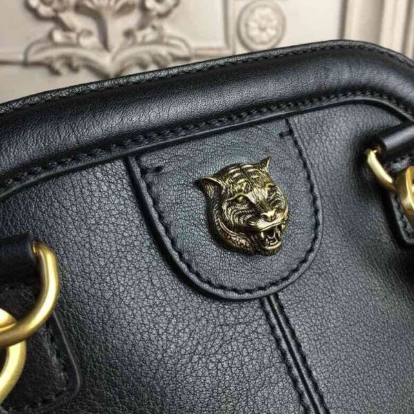 1:1 Replica Gucci RE(BELLE) Medium Top Handle Bag Black For Women 10.7in/27cm GG