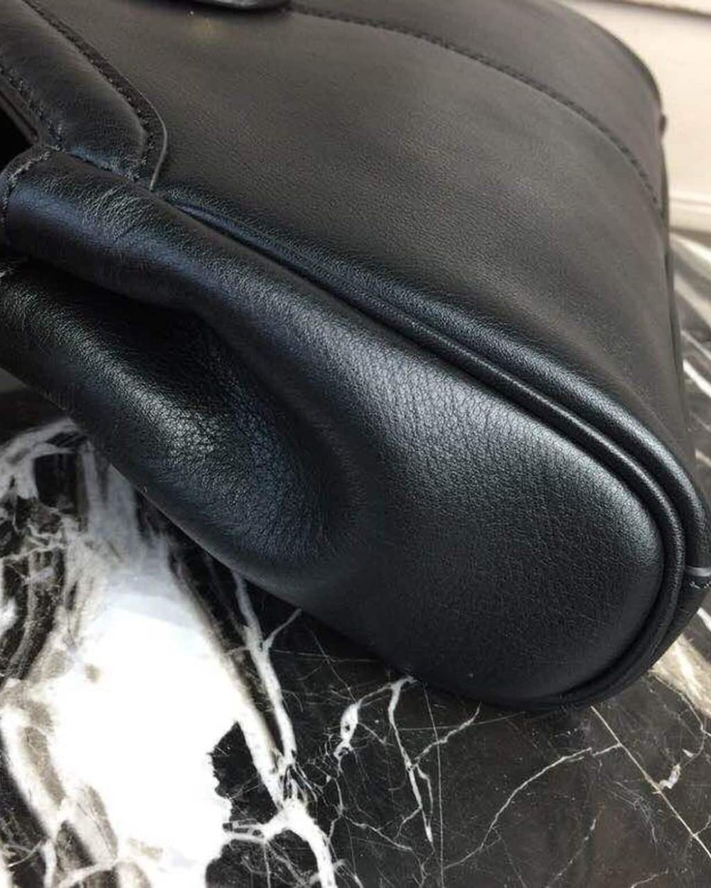 1:1 Replica Gucci RE(BELLE) Medium Top Handle Bag Black For Women 10.7in/27cm GG