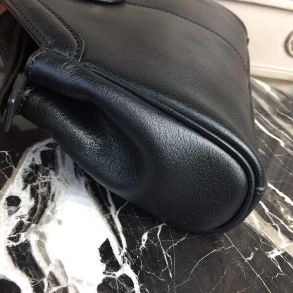 1:1 Replica Gucci RE(BELLE) Medium Top Handle Bag Black For Women 10.7in/27cm GG