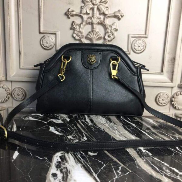 1:1 Replica Gucci RE(BELLE) Medium Top Handle Bag Black For Women 10.7in/27cm GG