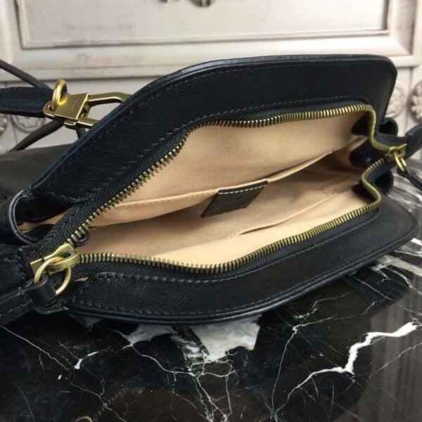 1:1 Replica Gucci RE(BELLE) Medium Top Handle Bag Black For Women 10.7in/27cm GG