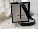 1:1 Replica Gucci Reversible Gucci Signature Belt Black GG, Women Belt ‎473030 CWCWN 1070