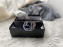 1:1 Replica Gucci Reversible Gucci Signature Belt Black GG, Women Belt ‎473030 CWCWN 1070